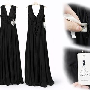 Elegant Black Evening Gown